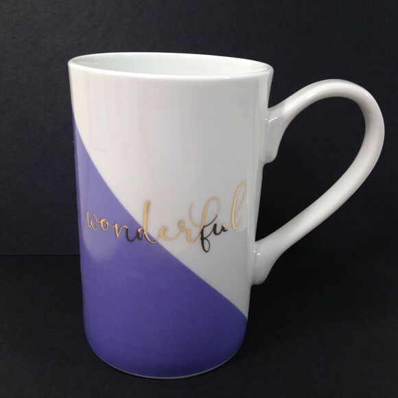 Mikasa Bone China "Wonderful" Mug, Tea Cup The Perfect Gift For Any Occasion - Picture 10 of 12